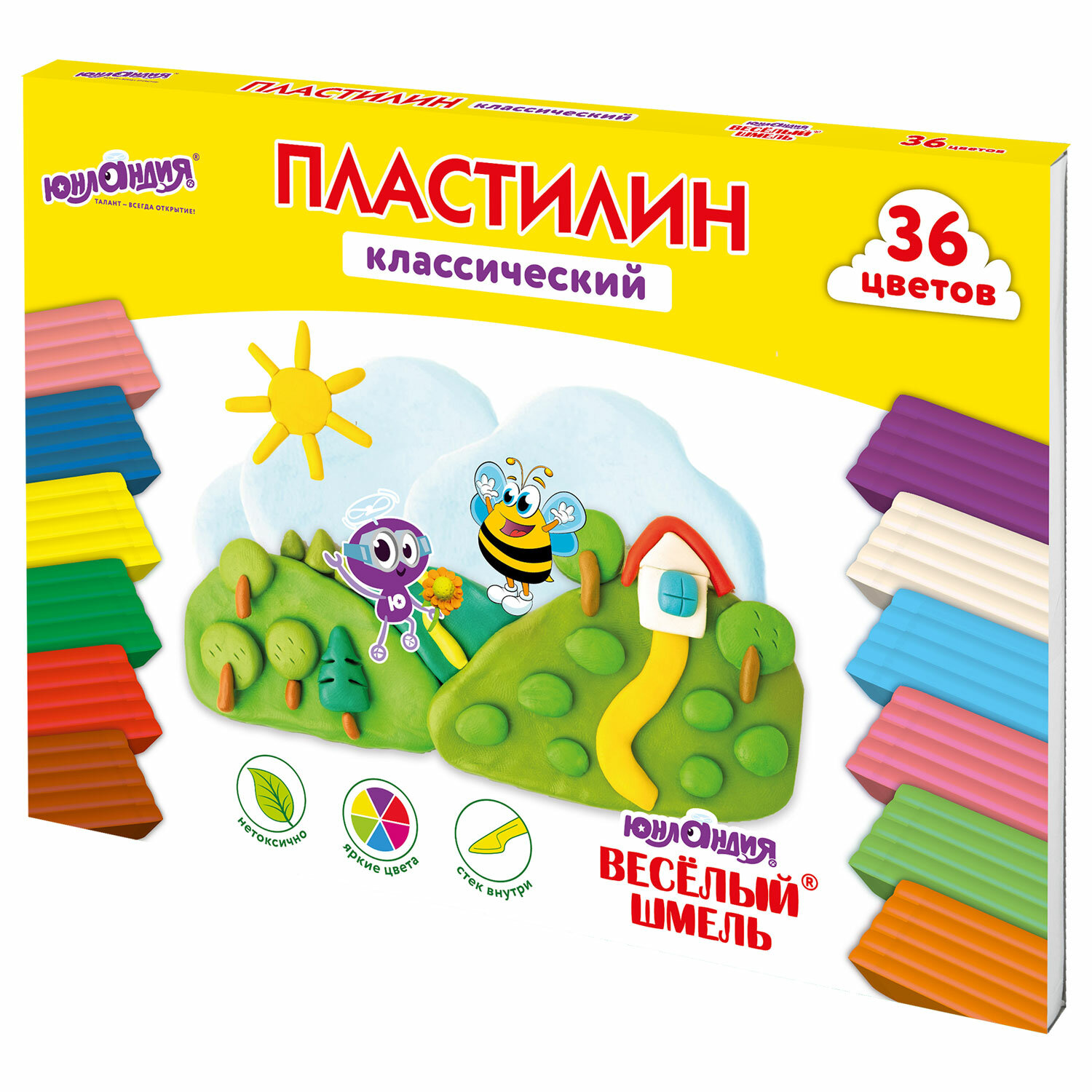 Пластилин Юнландия 36 цв. - фото 11