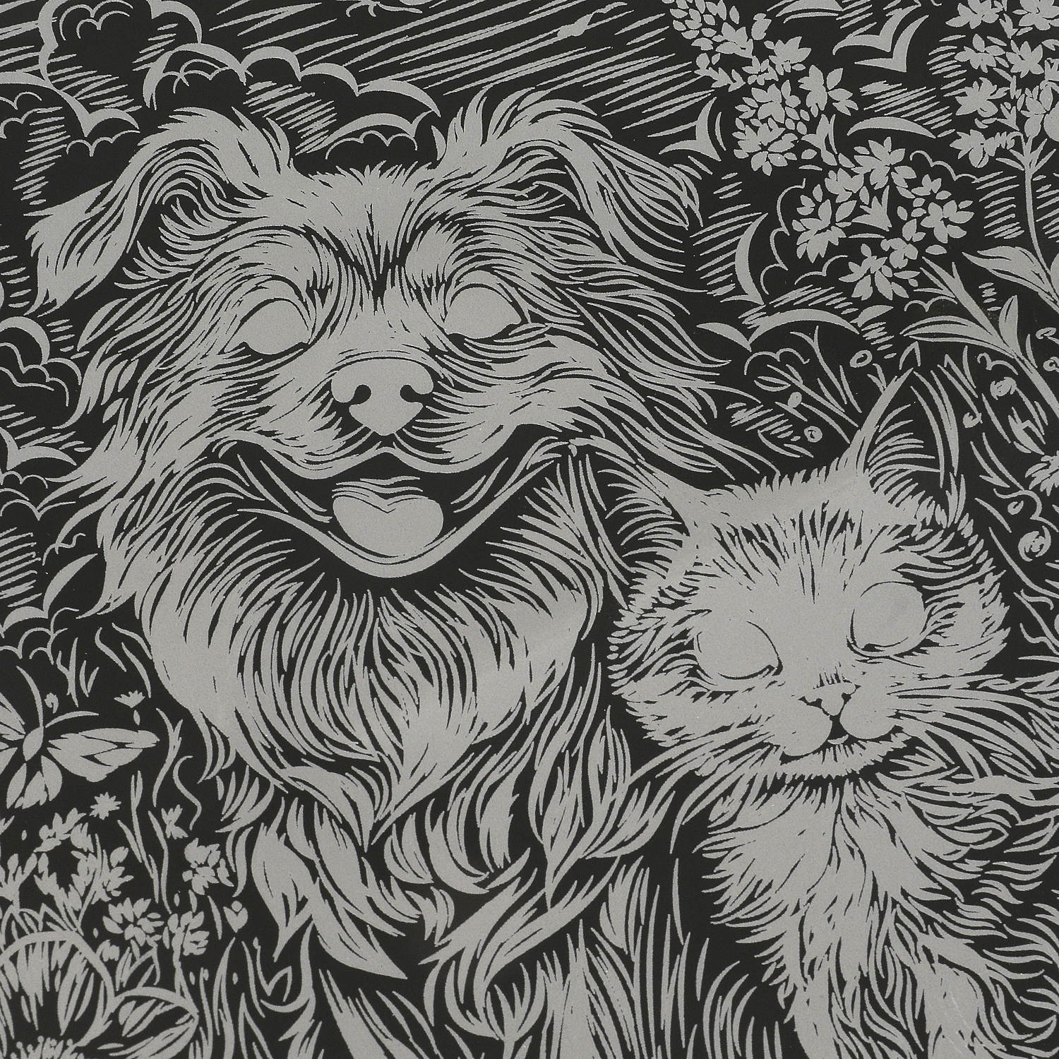 Гравюра Multiart Пес и Кот - фото 5