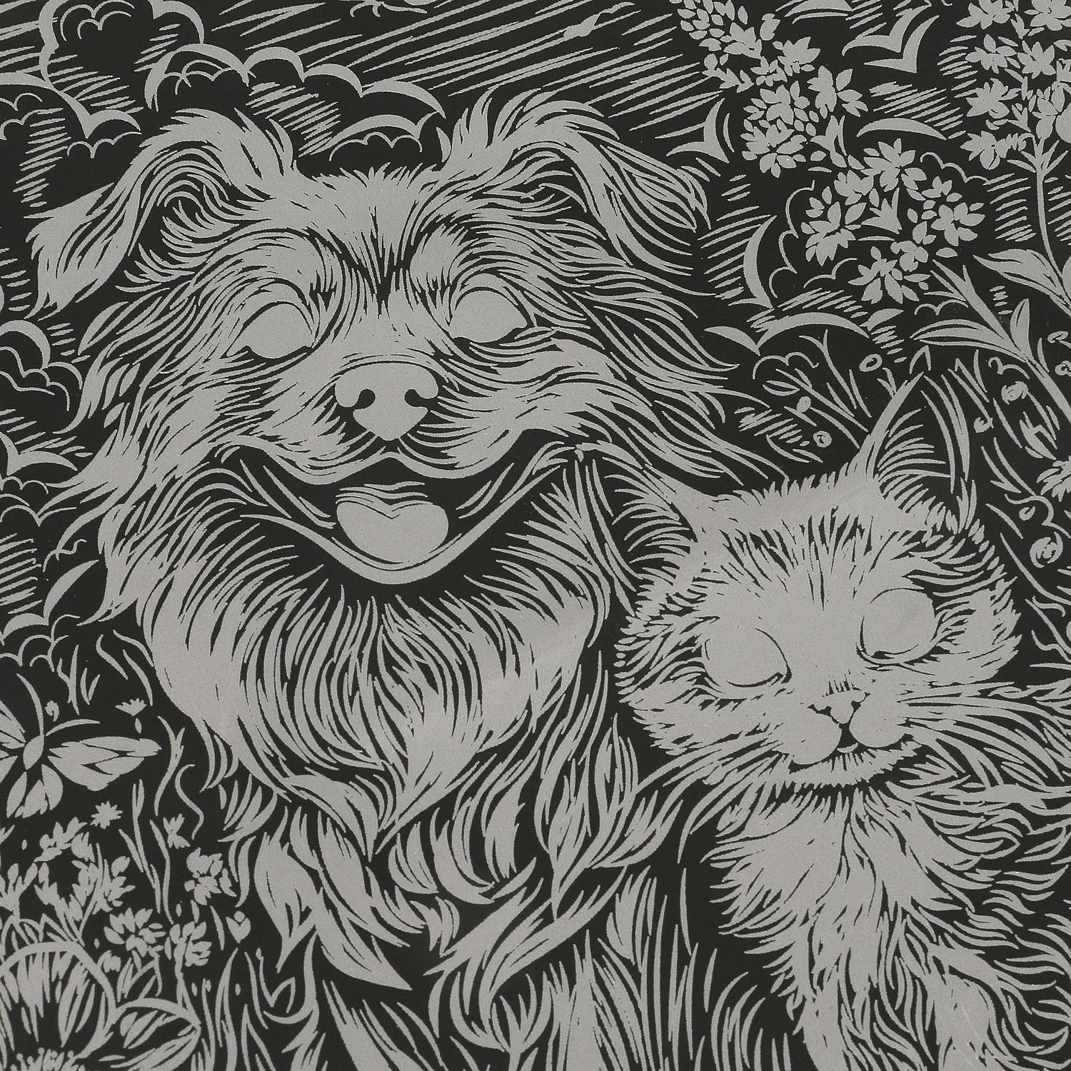Гравюра Multiart Пес и Кот - фото 5