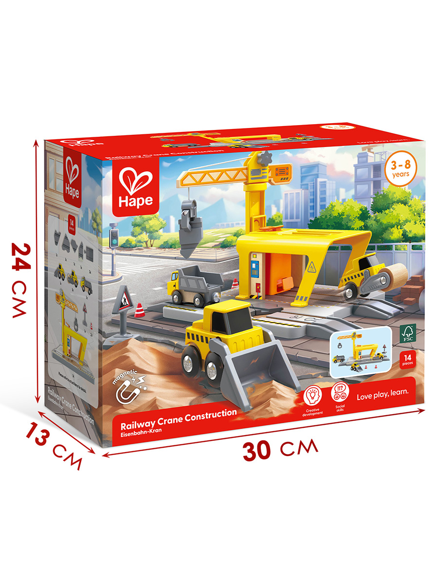 Набор железнодорожный Hape E3878_HP - фото 11