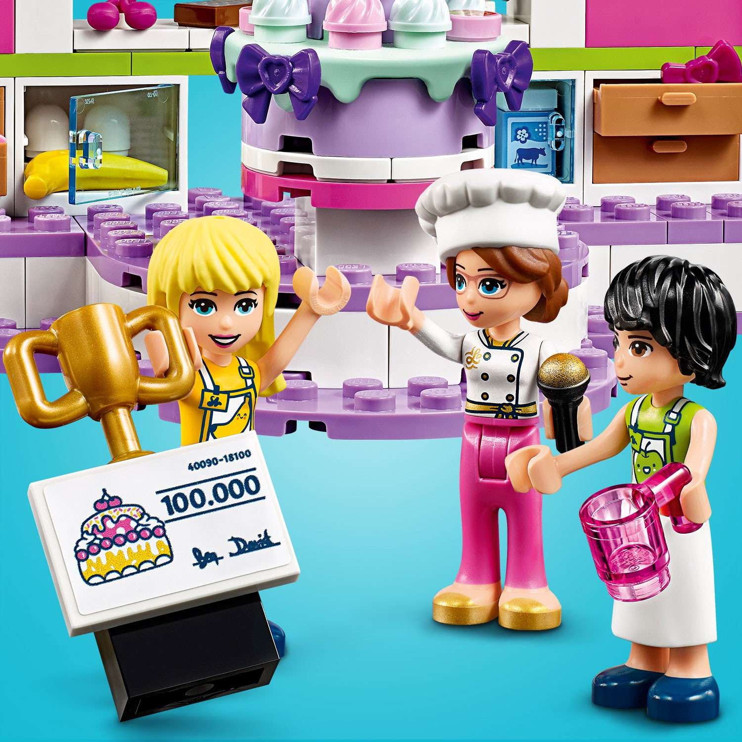 Конструктор LEGO Friends Соревнование кондитеров блочный - фото 16