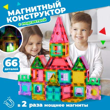 Конструктор ТЕХНО магнитный