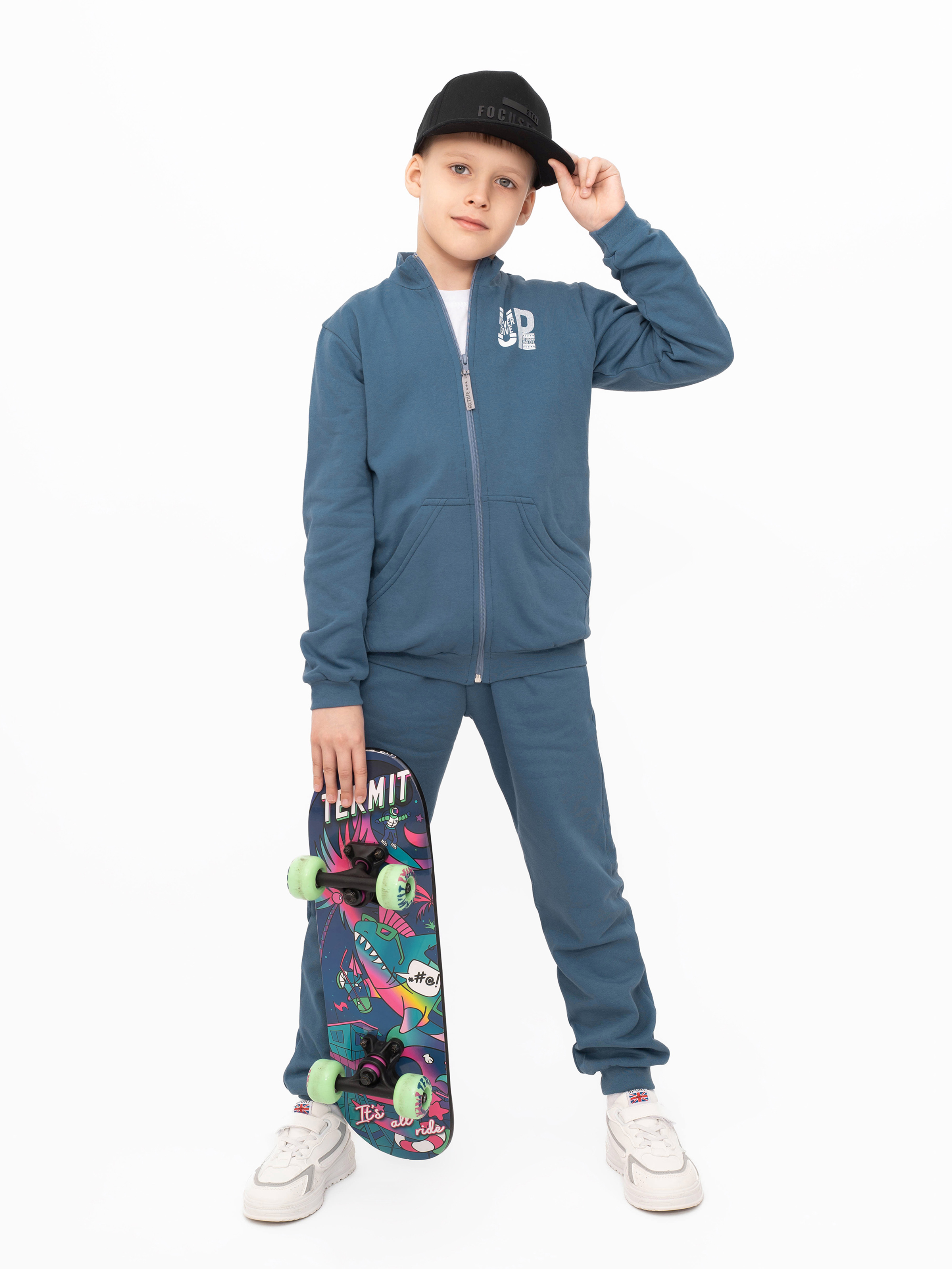 Спортивный костюм ULTRA 7064п-Ул джинс не сдавайся - фото 44