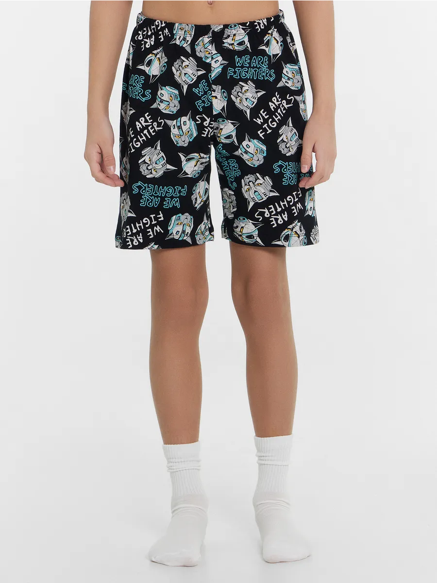 Пижама Mark Formelle (Марк Формэль) 563318/черный +робокоты на черном - фото 5