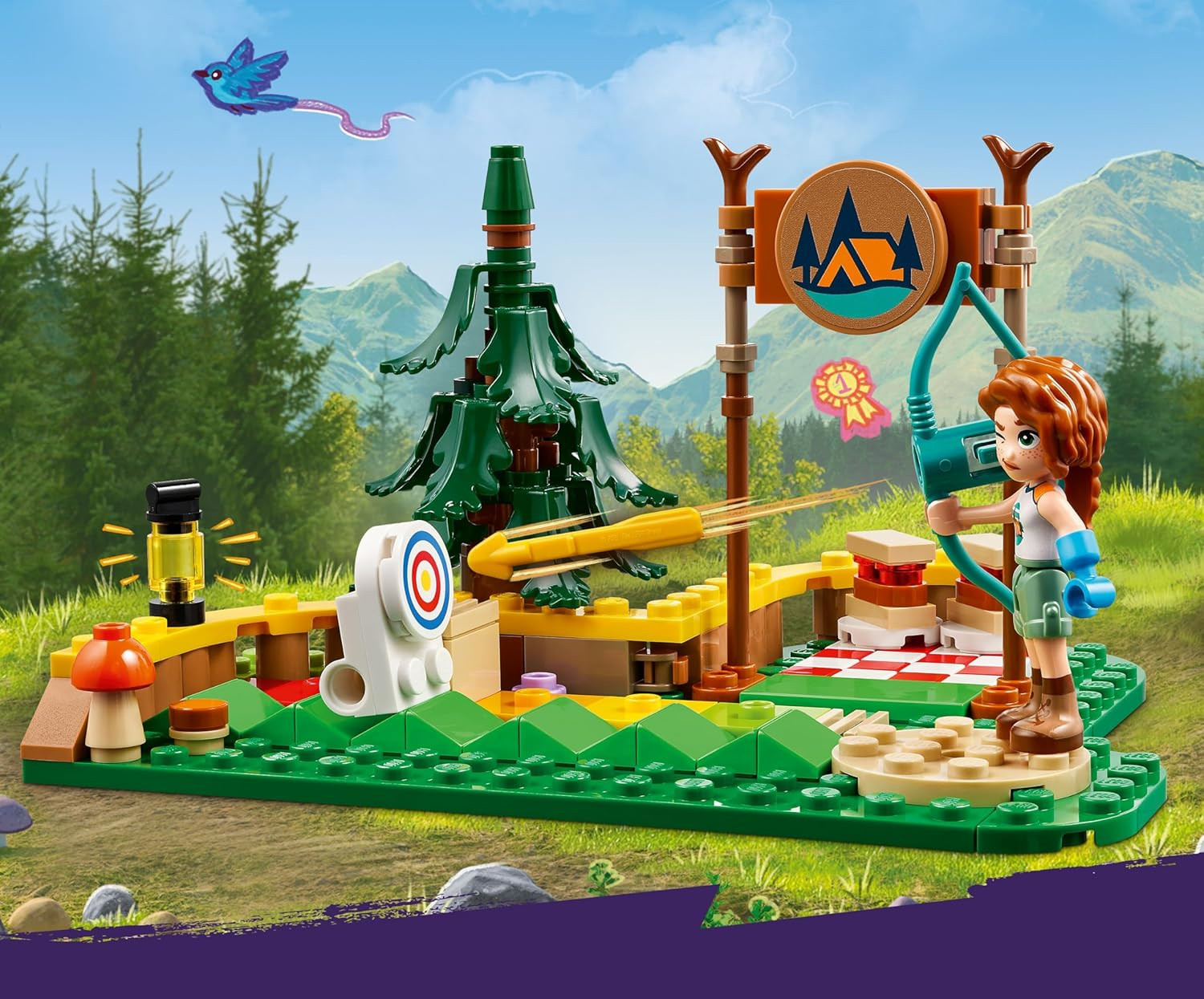 Конструктор LEGO Friends Лагерь Стрельба из лука 157 дет. - фото 10