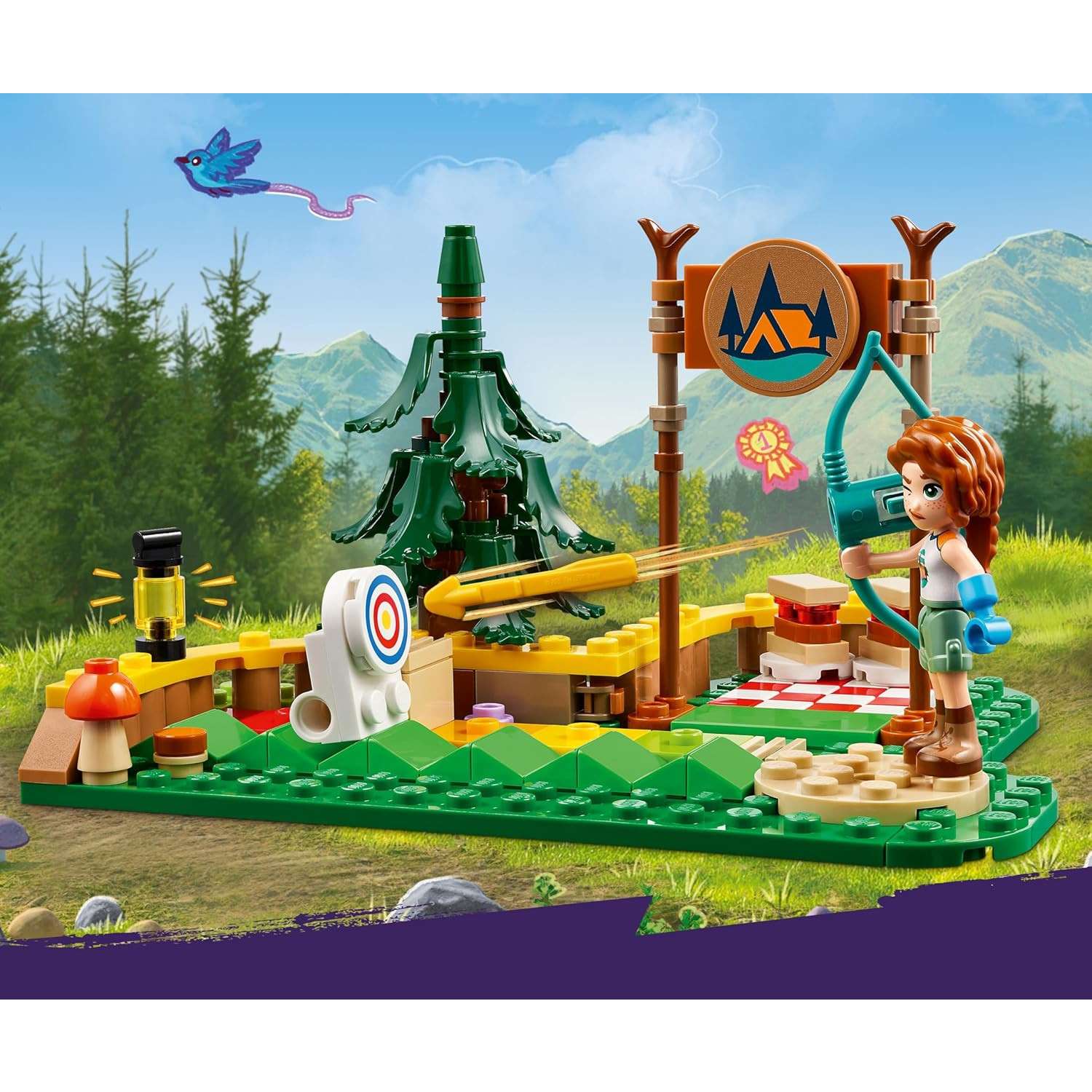Конструктор LEGO Friends Лагерь Стрельба из лука 157 дет. - фото 10