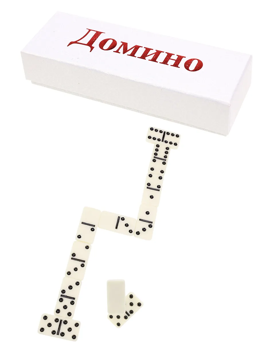 Настольная игра Рыжий кот Домино пластиковое в коробке - фото 5