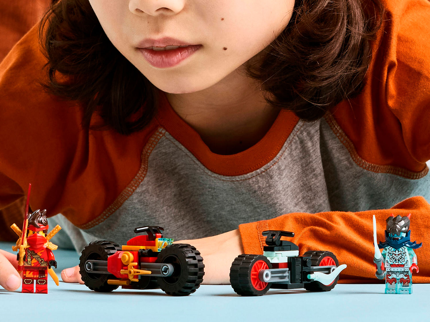 Конструктор LEGO NINJAGO Гонка Кая 71838 79 дет. - фото 8