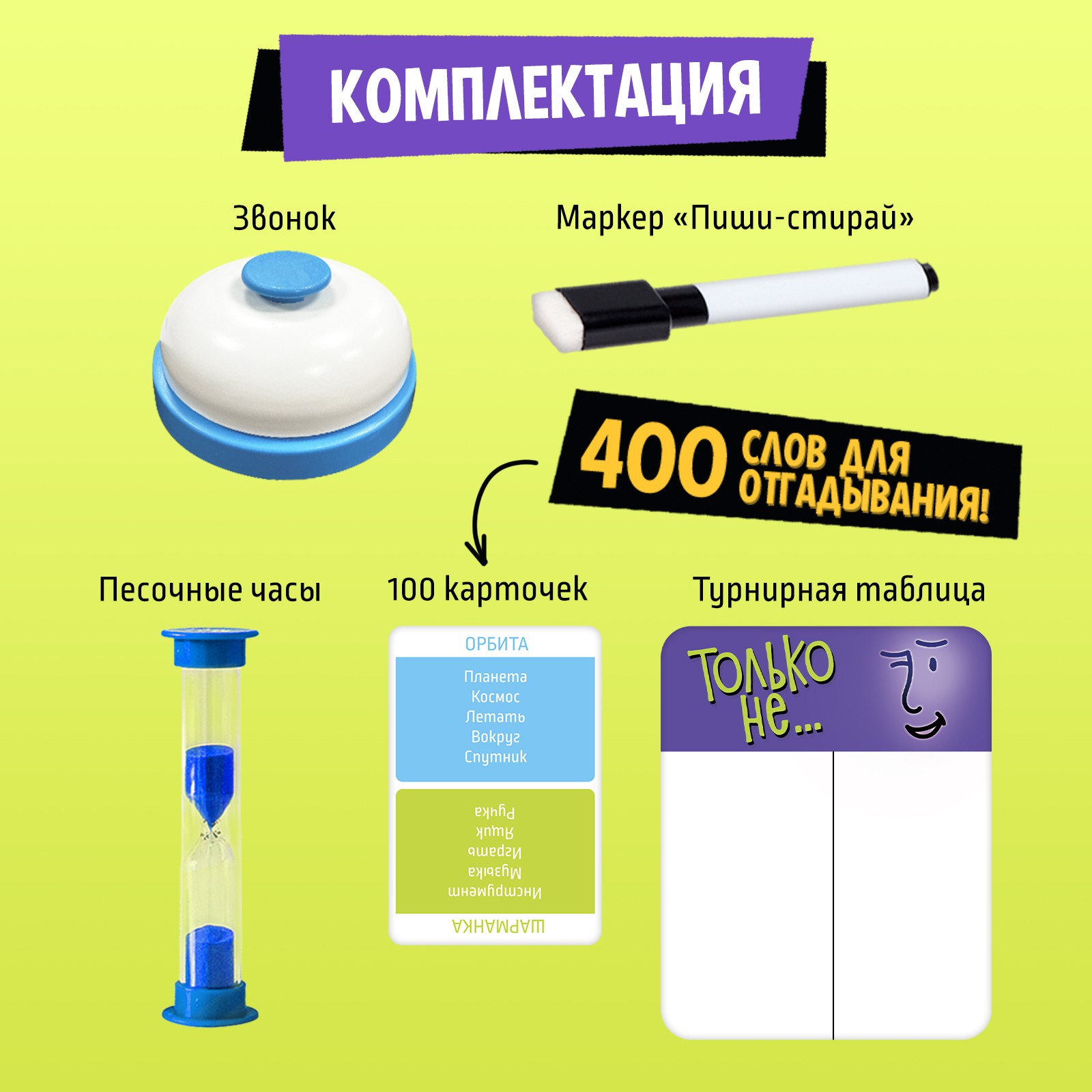 Настольная игра Лас Играс KIDS Только не - фото 2