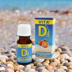 VITA D3 Витамин Д 500 МЕ 10 ml Апельсин VITA D3 со вкусом апельсина,