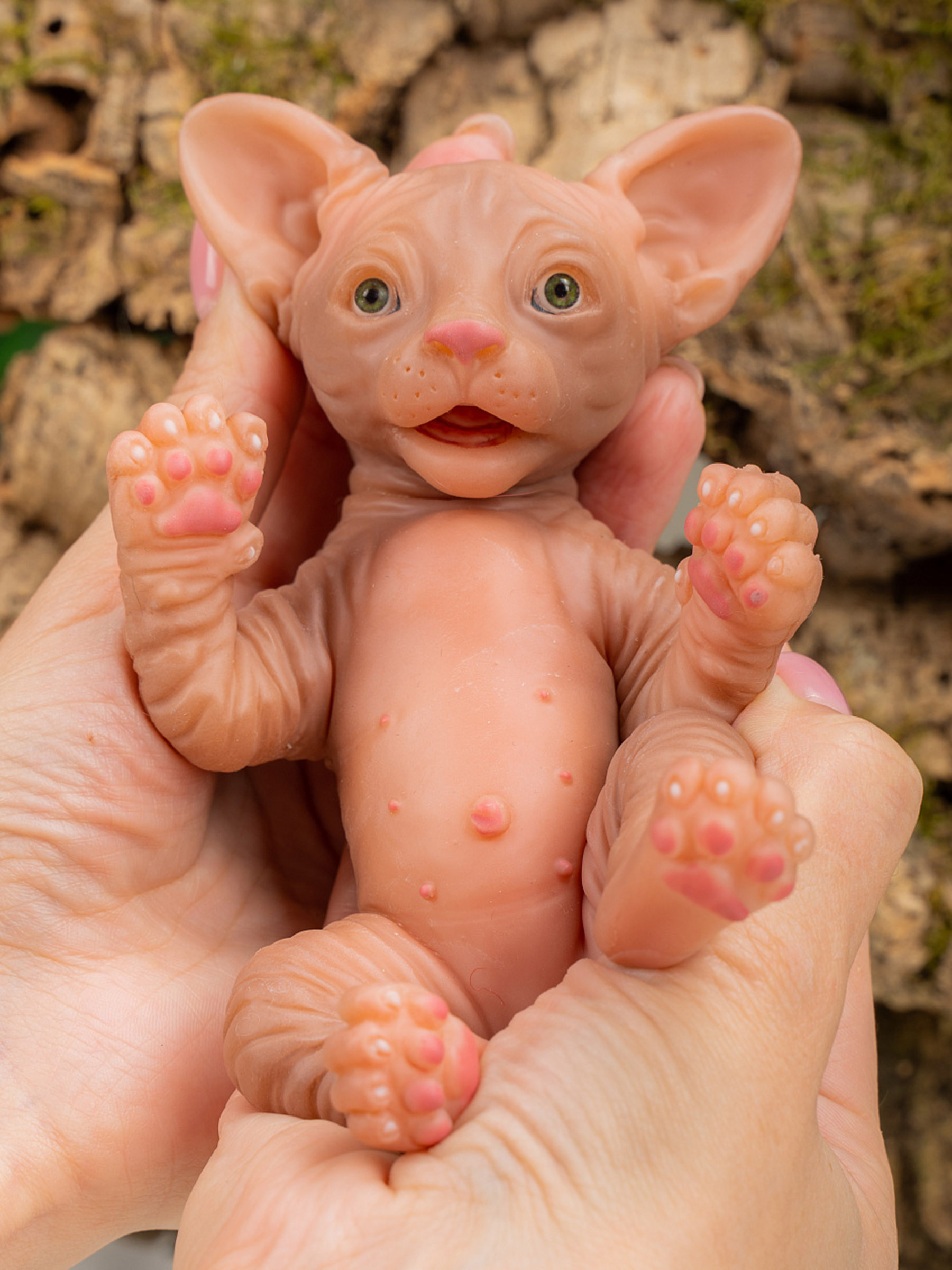 Кукла мини Magic Manufactory Magic Pets Сфинкс бежевый высота 18 см 4600840480091 - фото 2