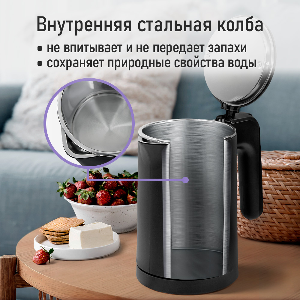 Электрочайник LUMME LU-KT4113A - фото 3