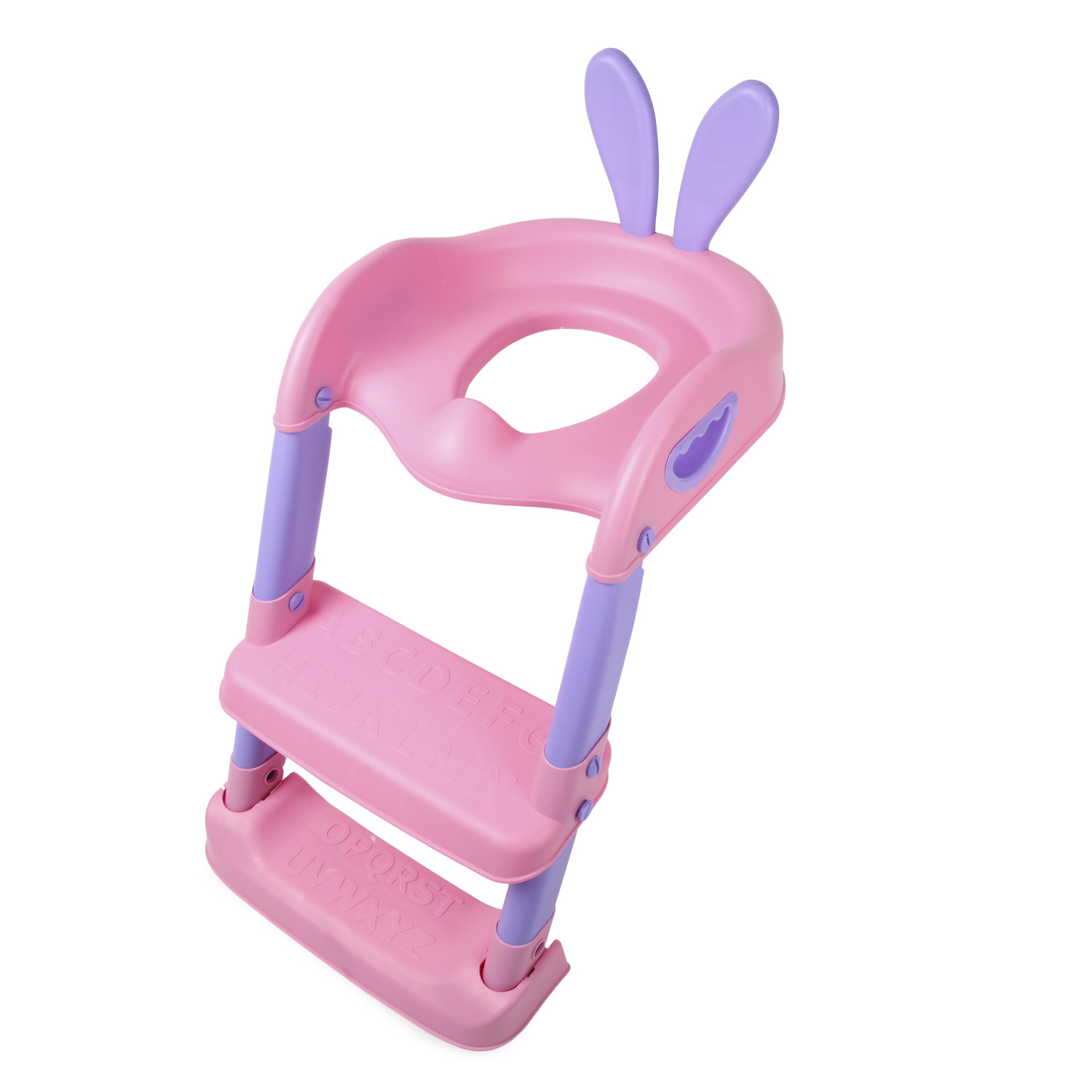 Накладка на унитаз Babyton Pink со ступенькой розовый - фото 1