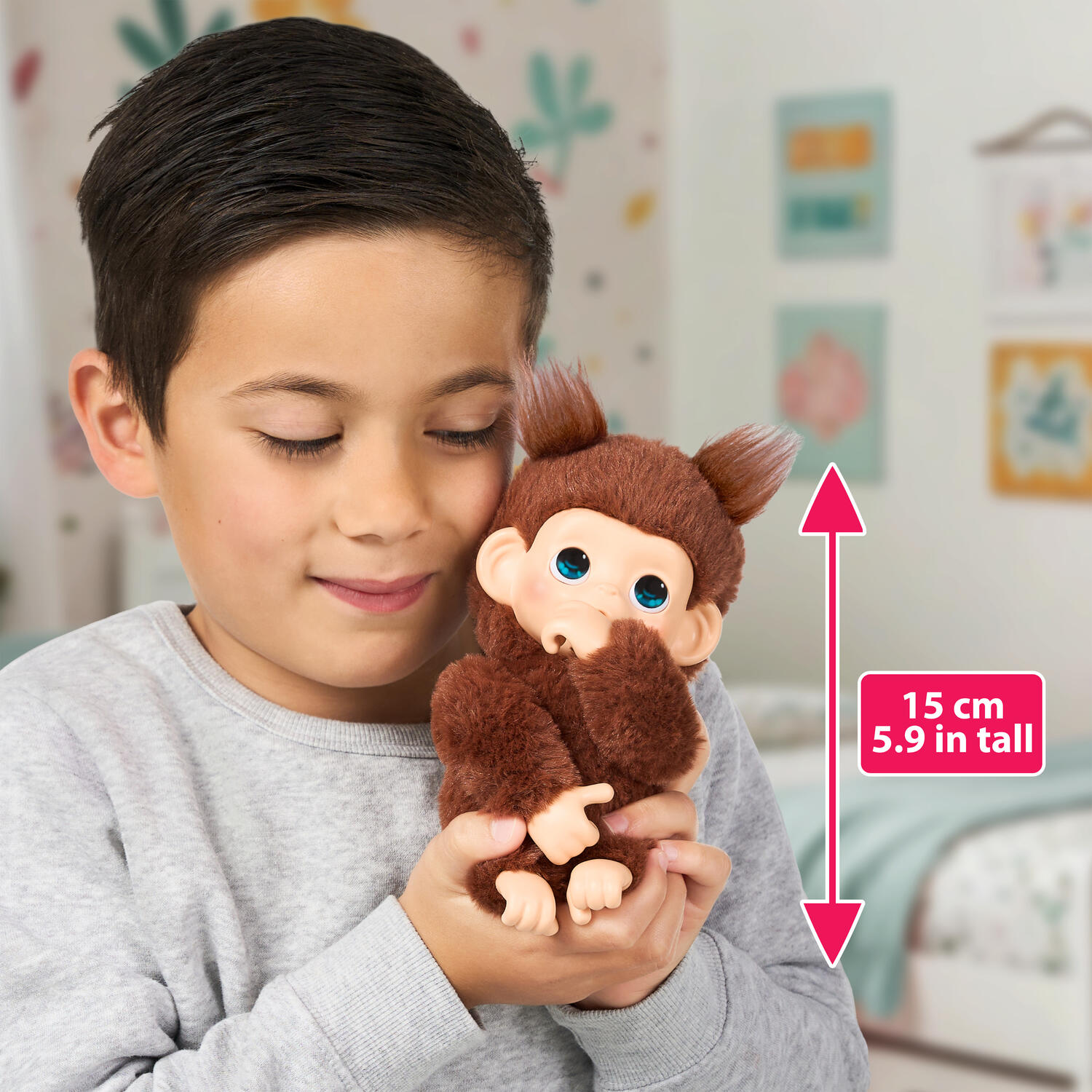 Игрушка Moose Llp+Wp Обезьянка коричневая - фото 5