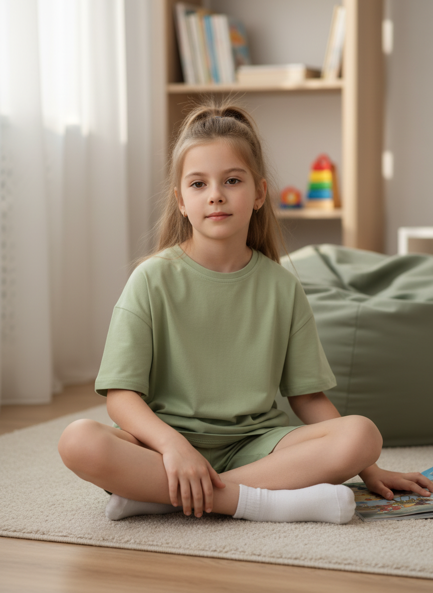 Изображение товара Летний костюм Утенок 128 для мальчиков и девочек