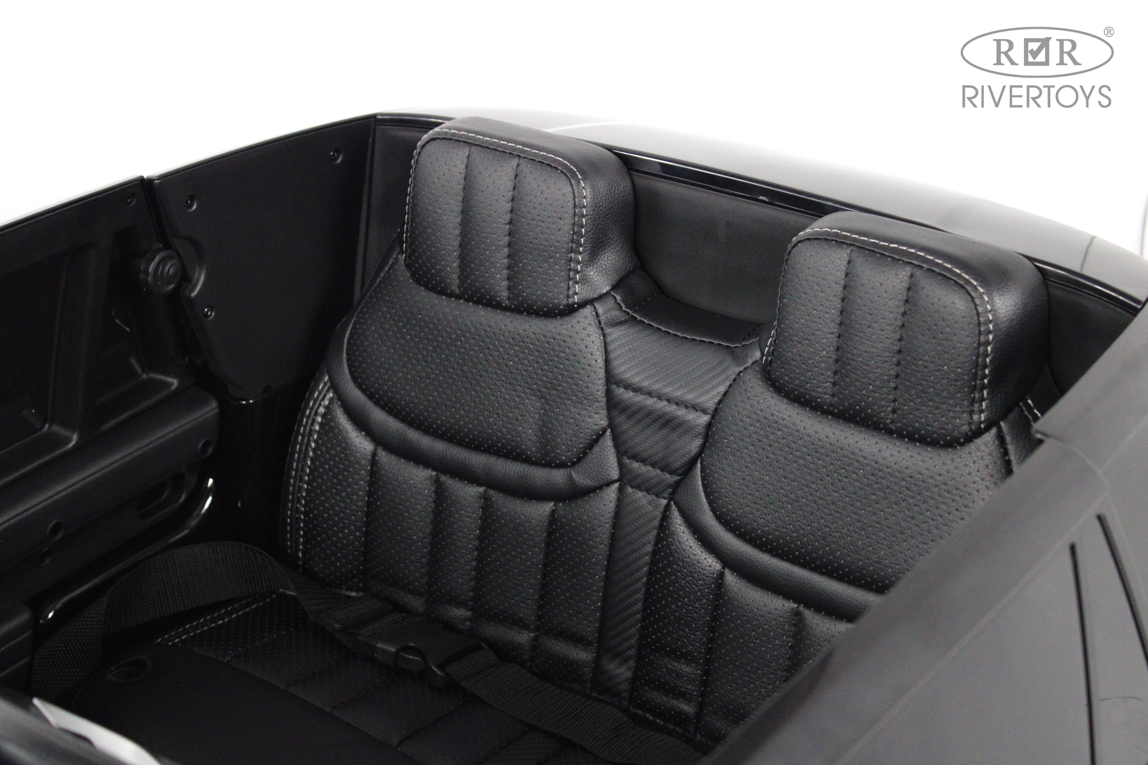 Электромобиль RIVERTOYS Y999YY-BLACK-GLANEC С пультом ДУ - фото 15