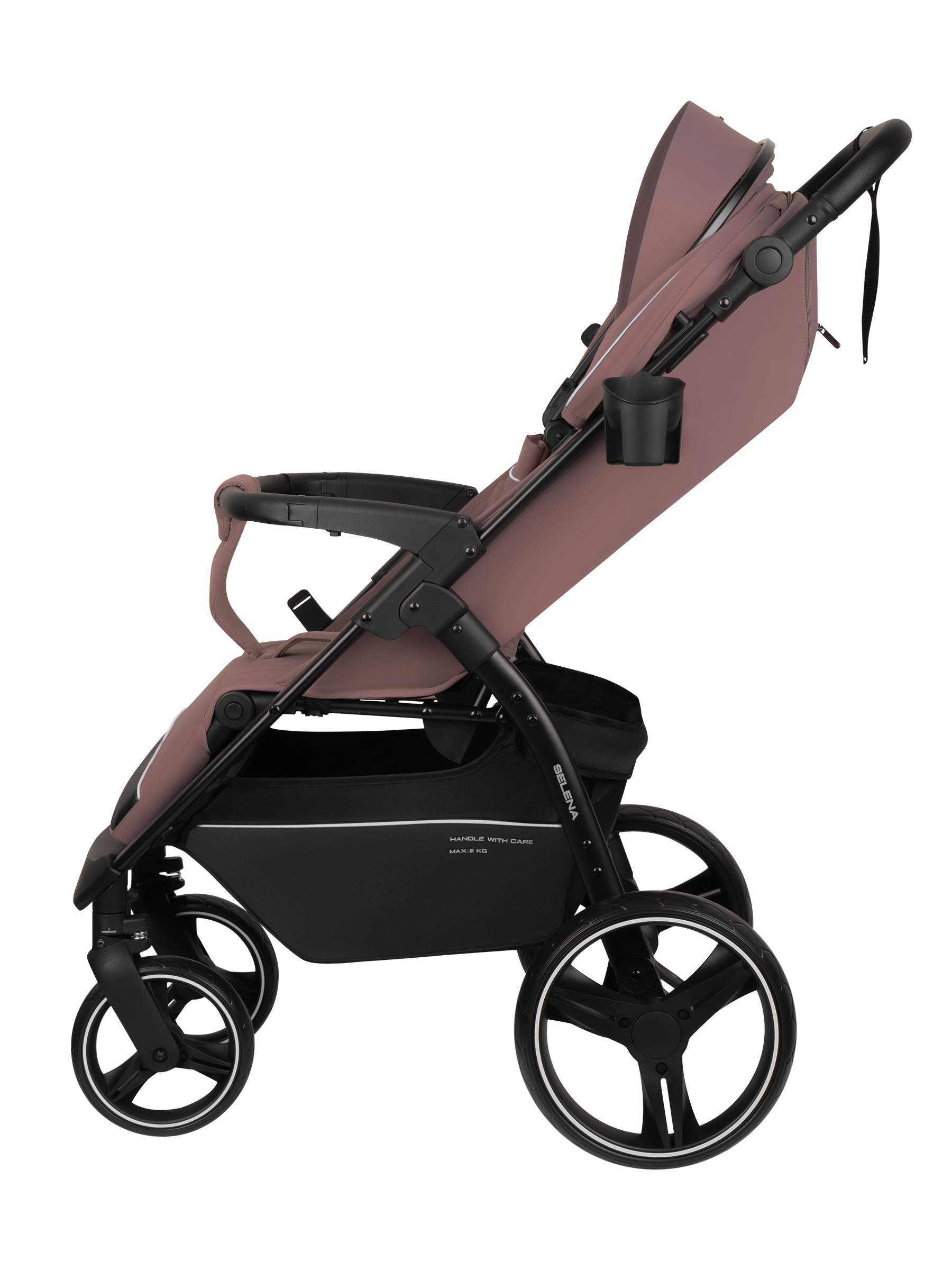 Коляска прогулочная JOVOLA SELENA 2026 всесезонная розовый - фото 7