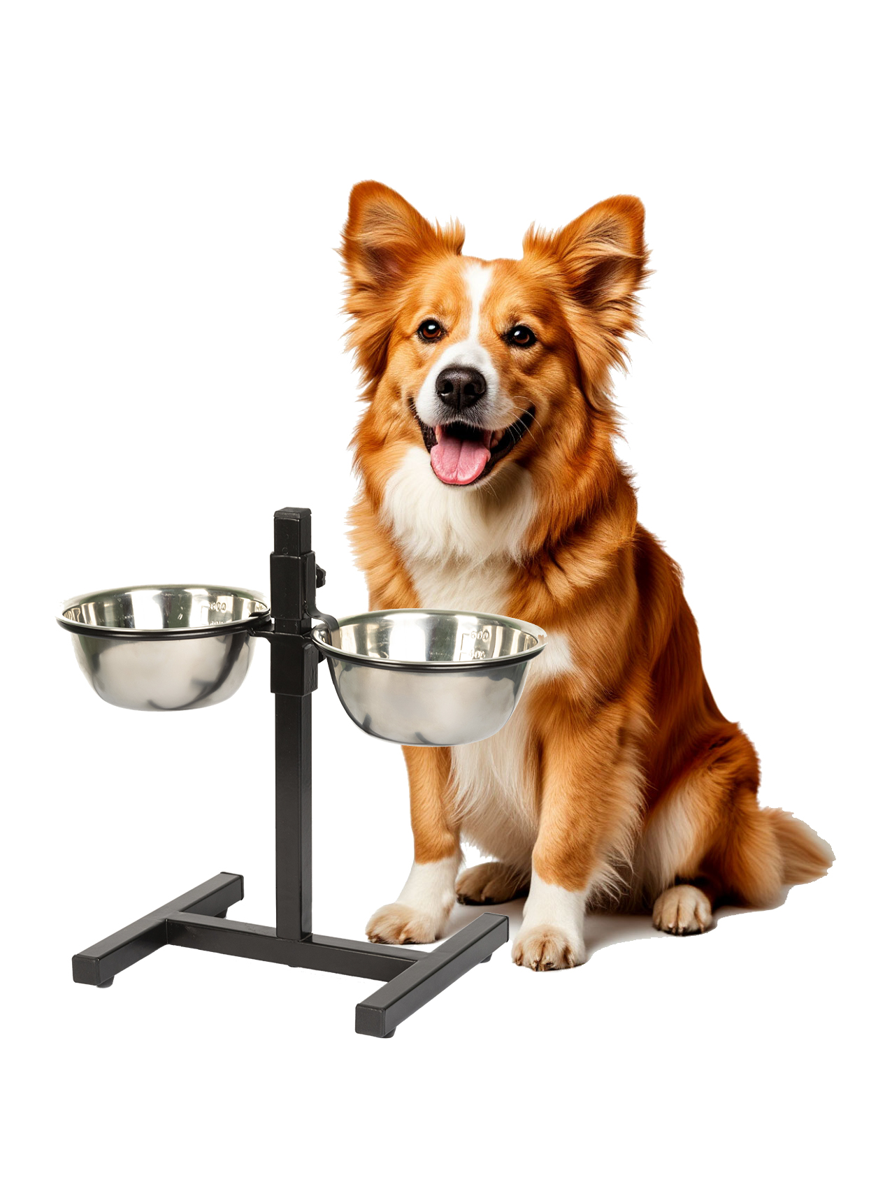 Подставка с 2 мисками INFILD по 0.6 литра - фото 1