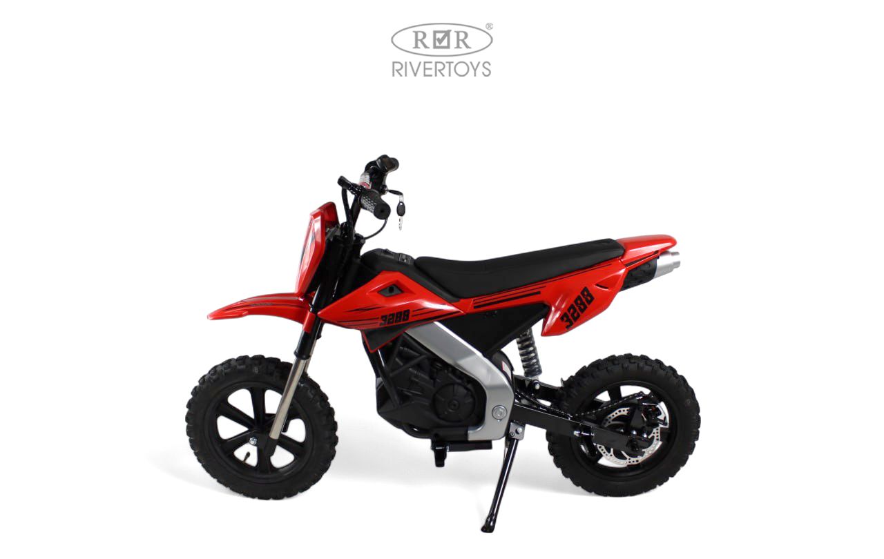 Электромотоцикл RIVERTOYS E777KX-MOTO-RED - фото 3
