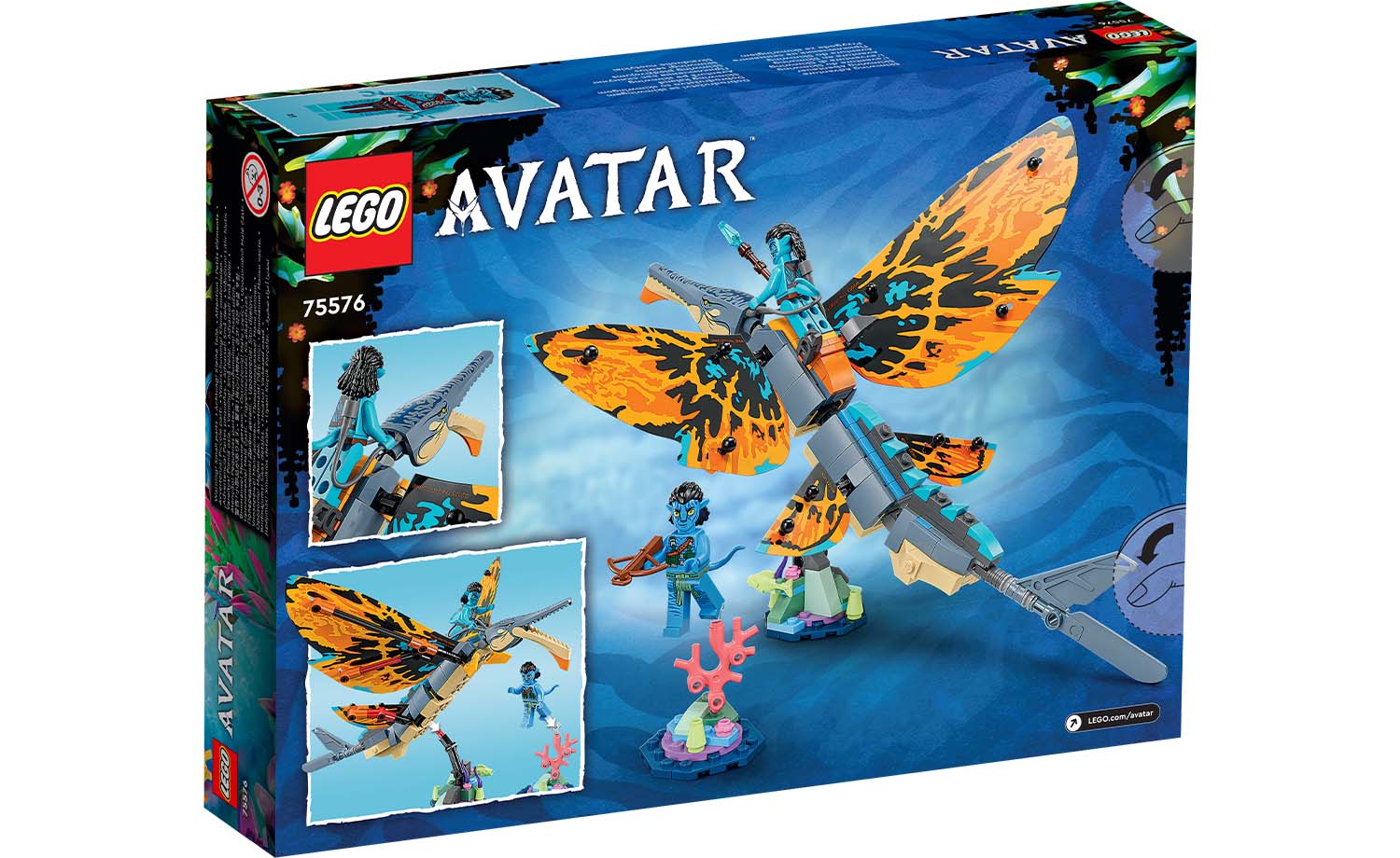 Конструктор LEGO Avatar Приключения на Скимвинге блочный - фото 9