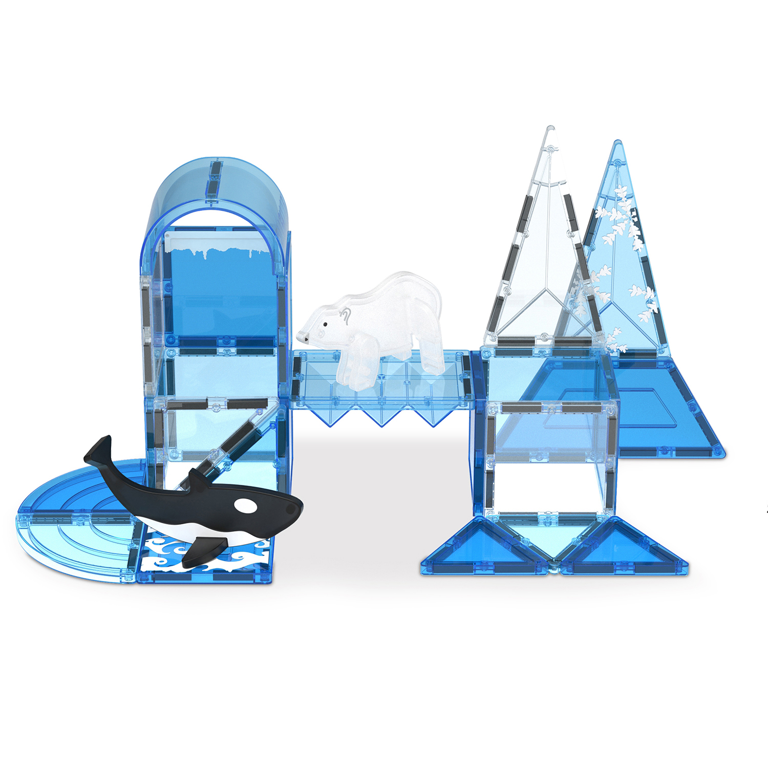 Конструктор Yiwu Yofun Trading Co Морские животные магнитный 25 дет. - фото 1