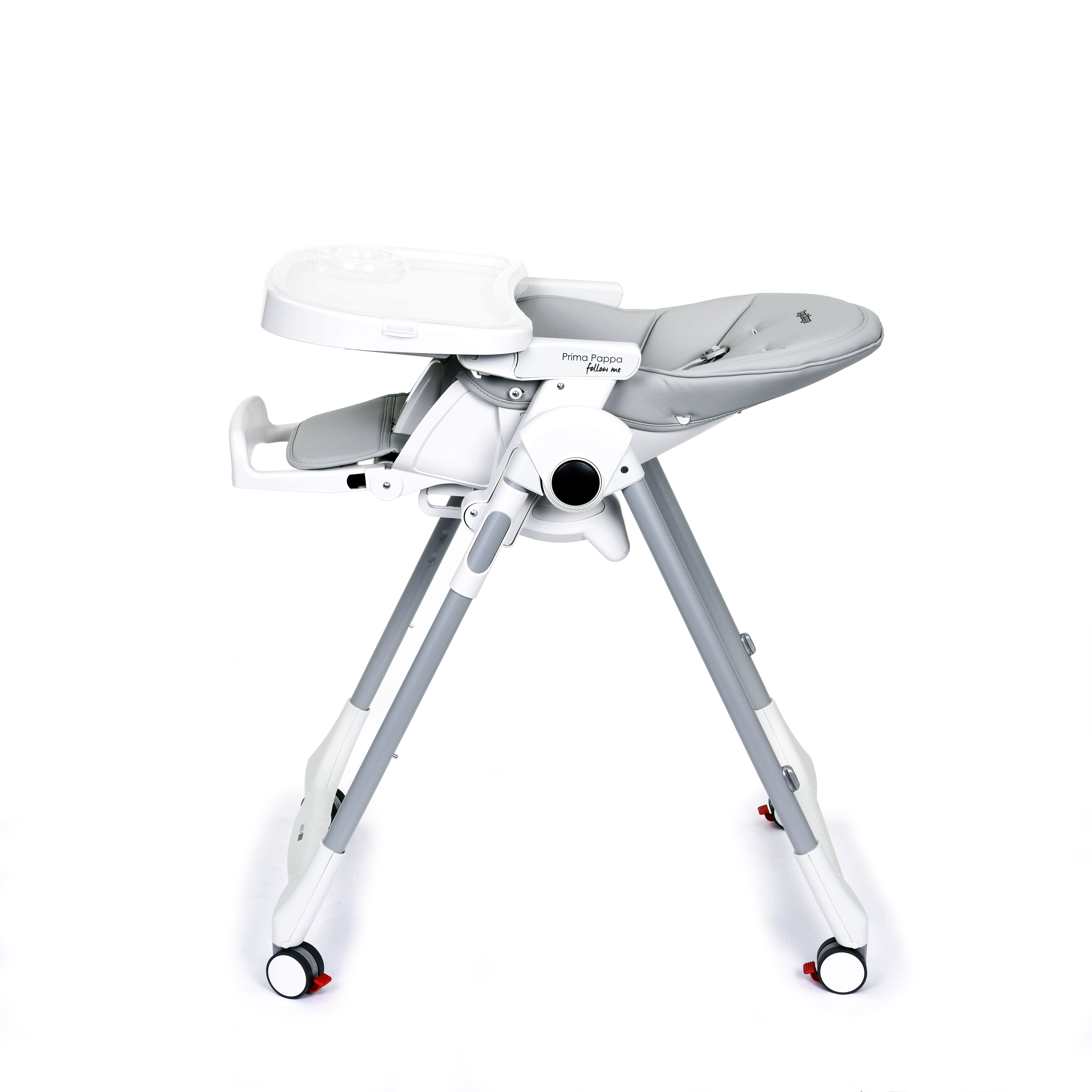 Стульчик для кормления Peg-Perego Prima Pappa Follow Me серый - фото 17