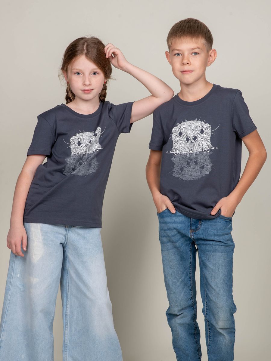 Футболка Lets Go 51366_серый - фото 5