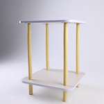 Столик прикроватный ё с полкой