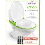 Горшок KidWick Hippo музыкальный зеленый
