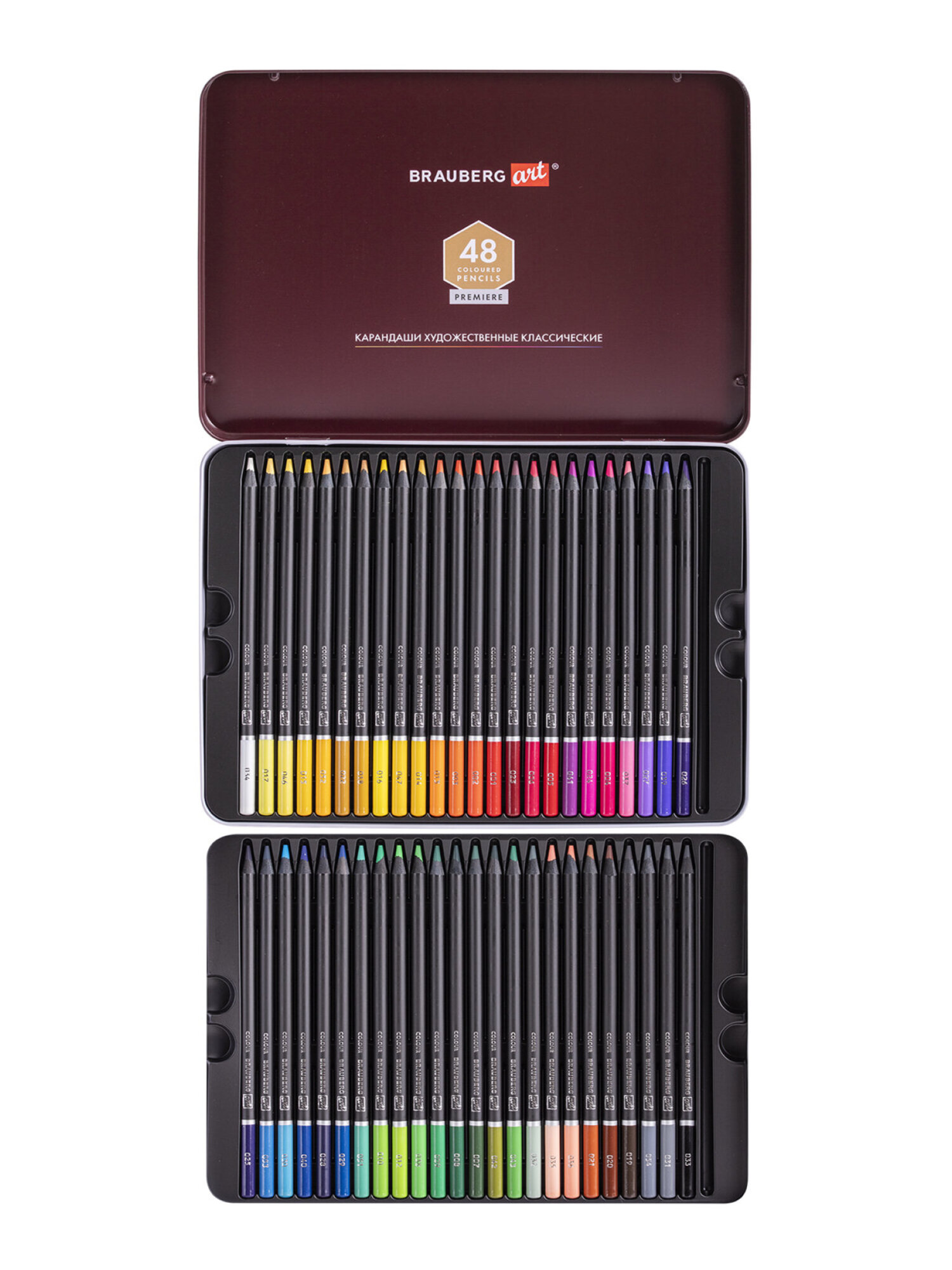Карандаши цветные Brauberg 48 шт. - фото 14