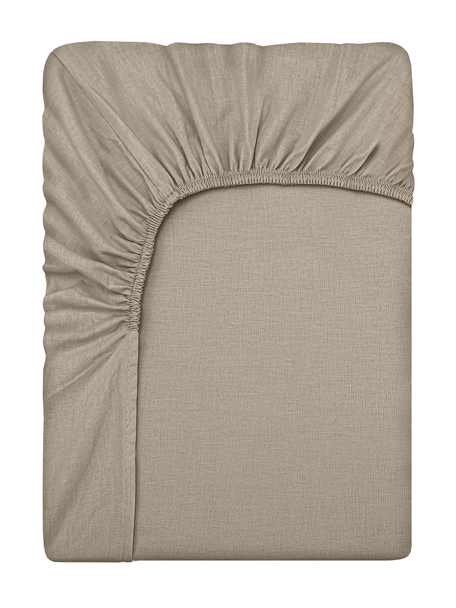 Простыня BRAVO поплин кофе 160 x 200 см на резинке 1 шт. - фото 6