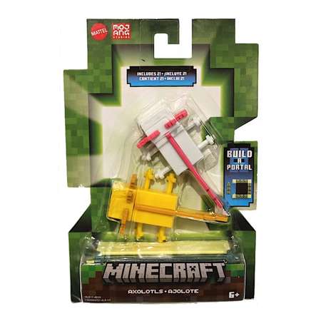 Игровой набор Minecraft Аксолотль