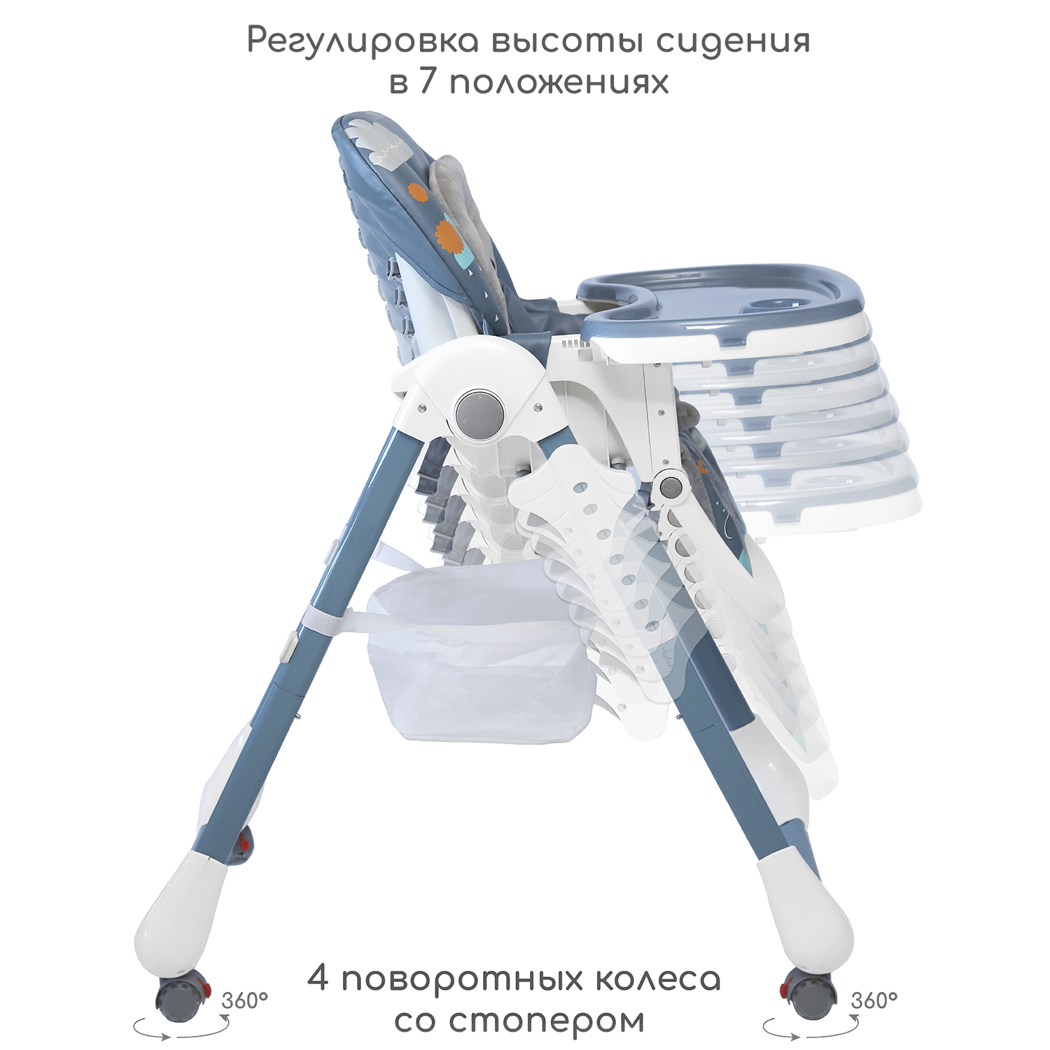 Стульчик для кормления Amarobaby Enjoy классический - фото 6