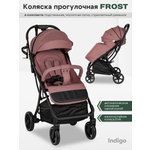 Коляска прогулочная Indigo Frost для путешествий розовый
