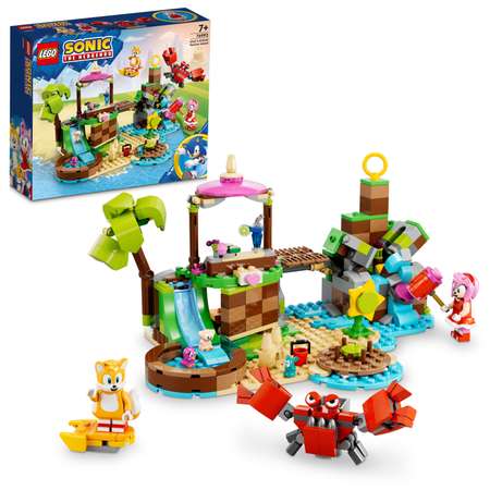 Конструктор LEGO Sonic the Hedgehog Остров спасения животных Эми блочный