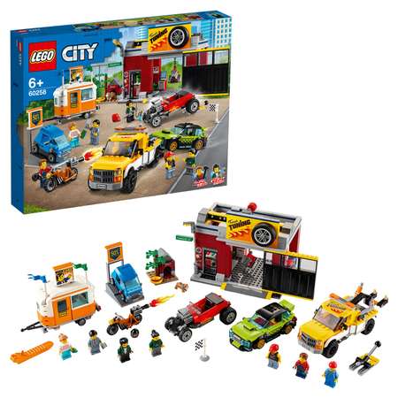 Конструктор LEGO City Nitro Wheels Тюнинг-мастерская блочный