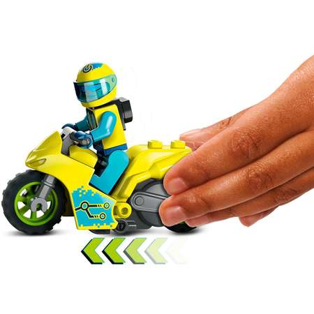 Конструктор LEGO City Кибер-трюк-байк блочный