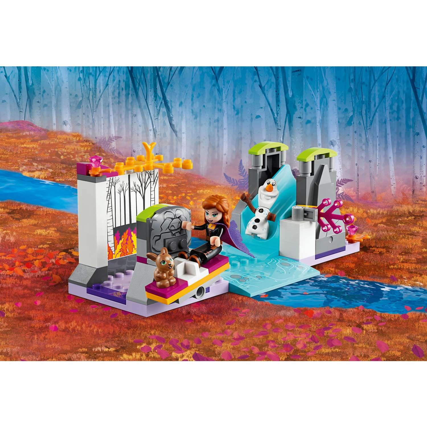 Конструктор LEGO Disney Princess Экспедиция Анны на каноэ блочный - фото 6