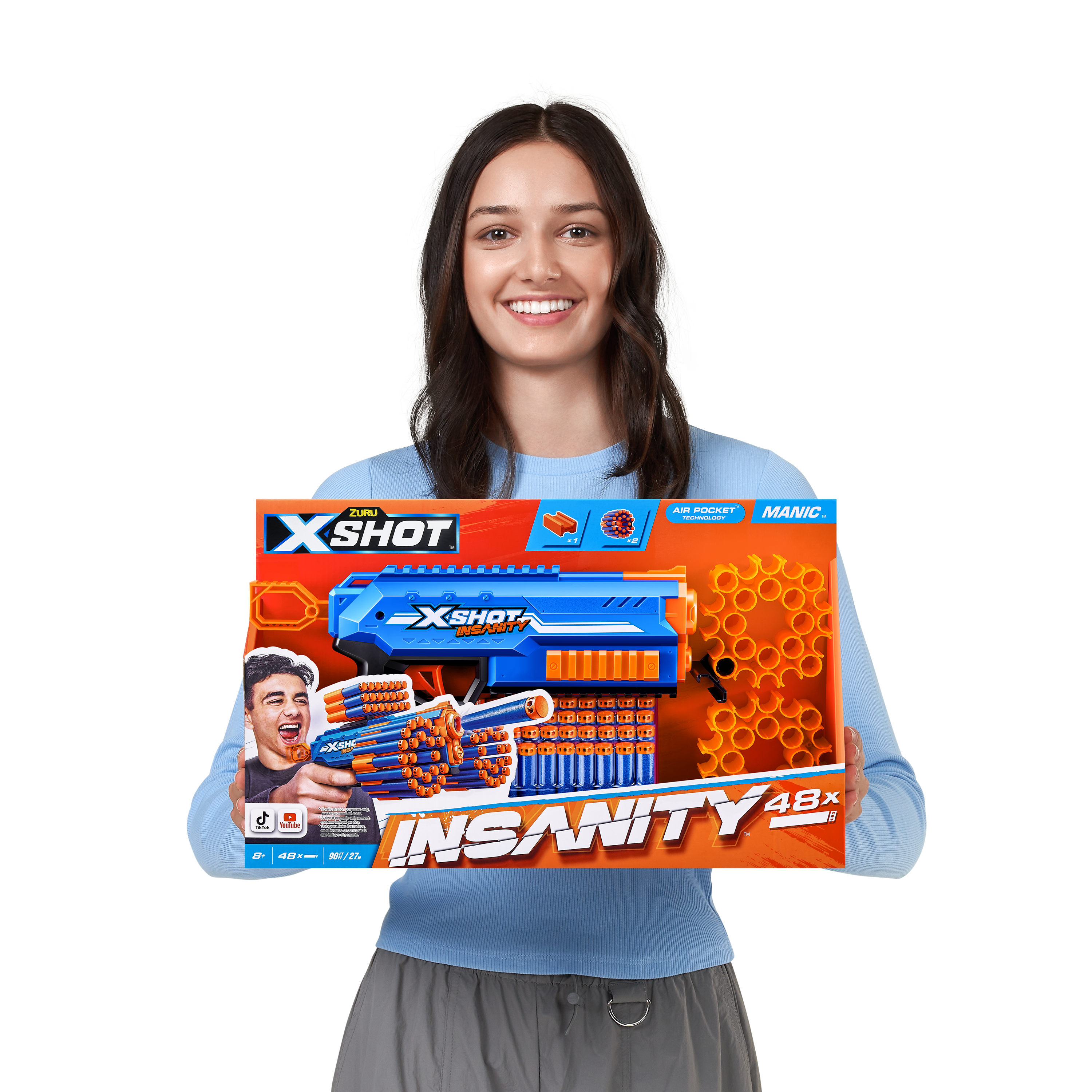Бластер Zuru XSHOT Insanity Manic бластер и 24 стрелы - фото 4