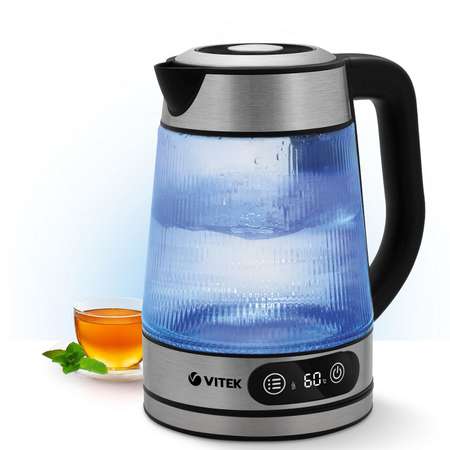 Чайник VITEK VT-8825 1.8л 2200Вт прозрачный стекло