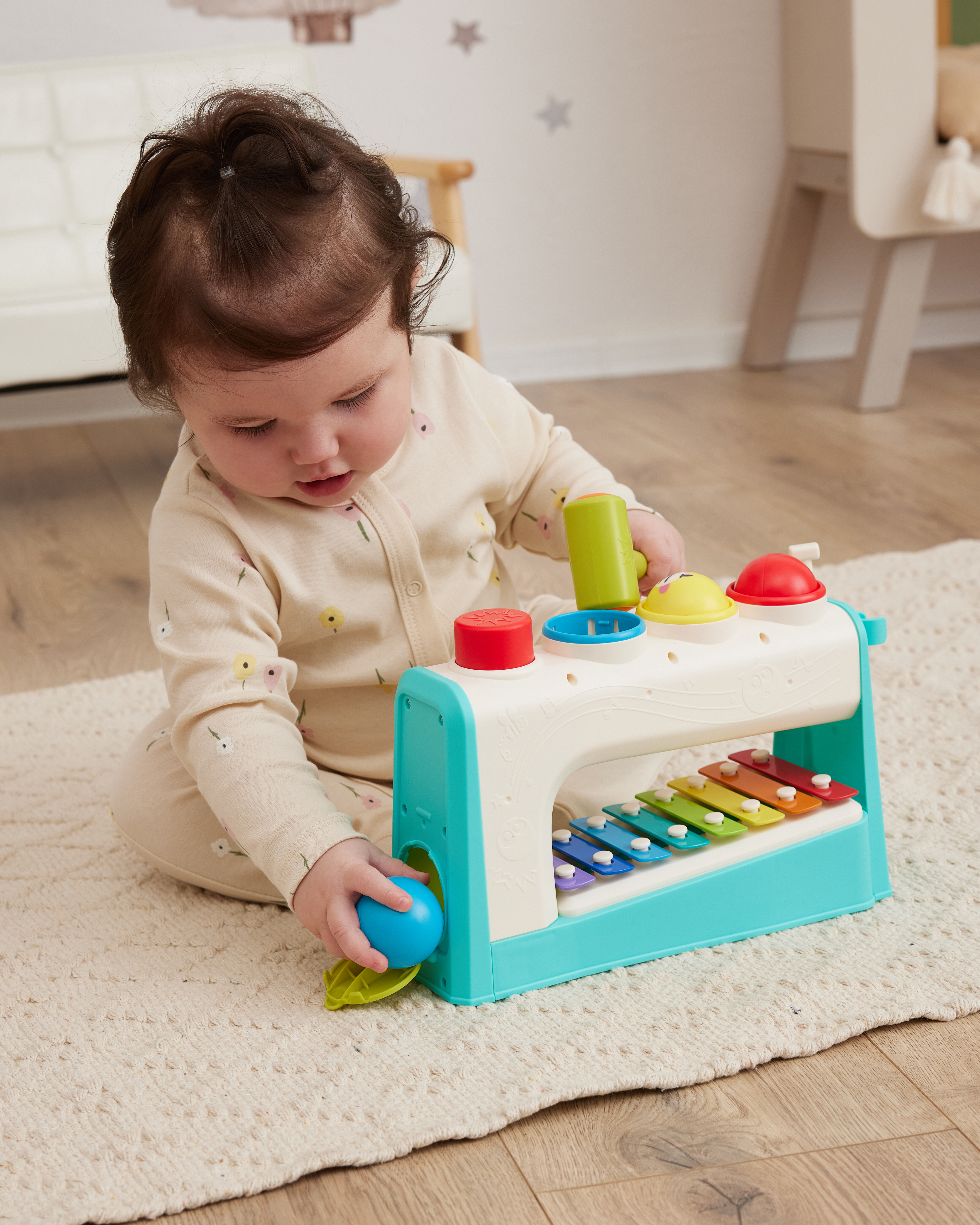 Игрушка музыкальная BabyGo Стучалка металлофон - фото 7