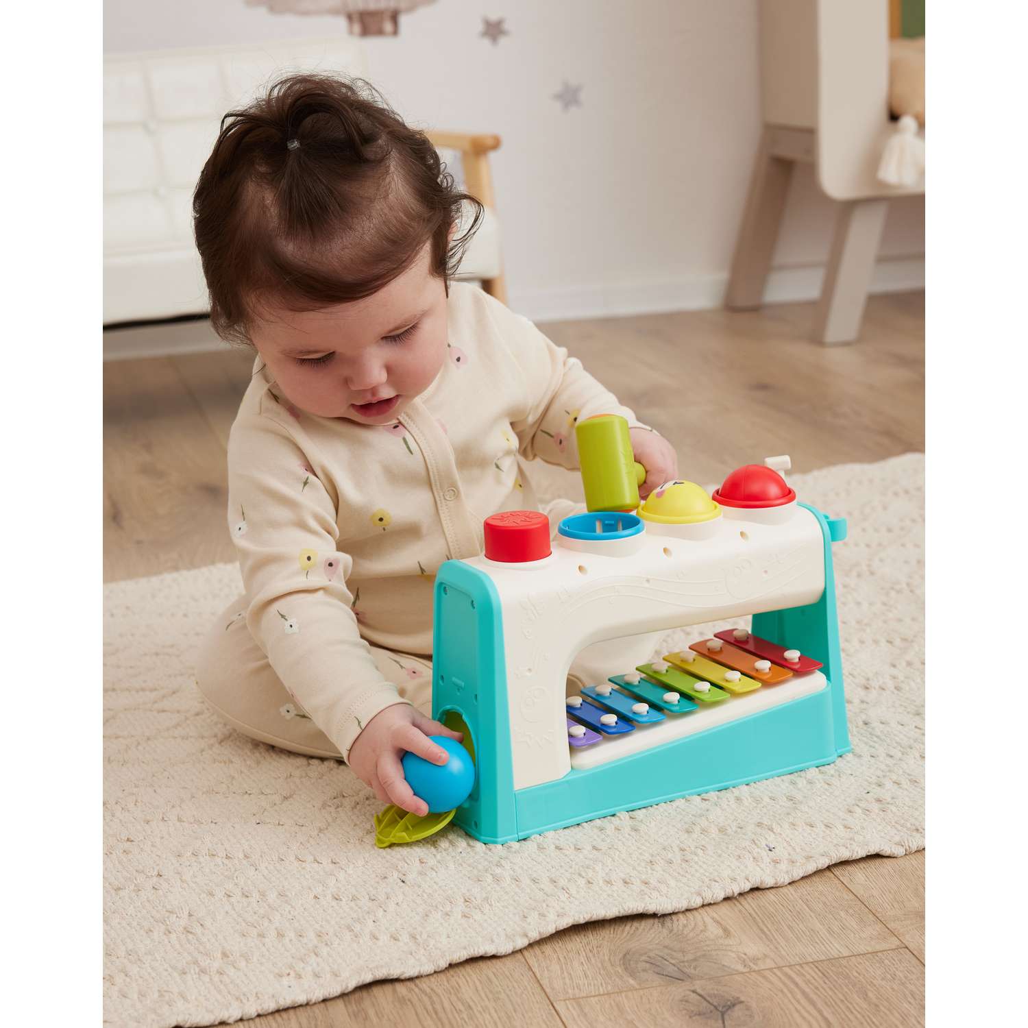 Игрушка музыкальная BabyGo Стучалка металлофон - фото 7