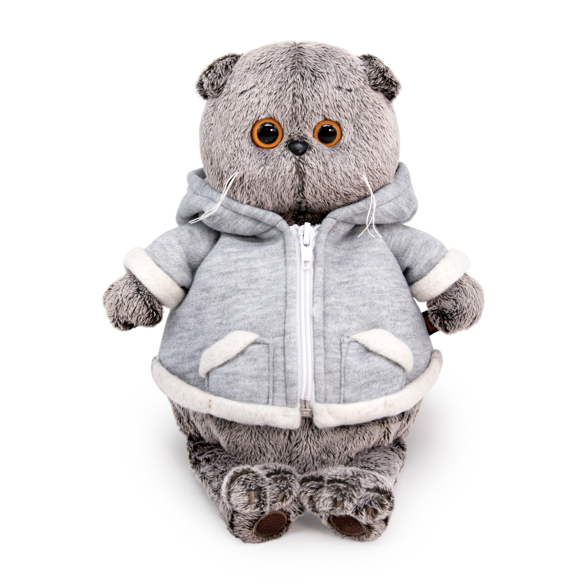 Игрушка мягкая BUDI BASA котик Басик 30 см - фото 4