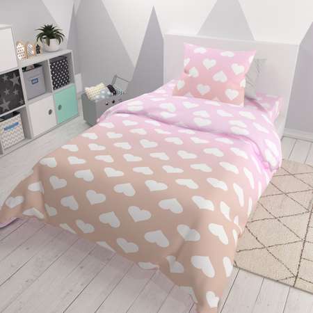 Комплект постельного белья TEO kids Сердечки 1.5спальный наволочка 50*70 м112.17.04 рис.4718-5