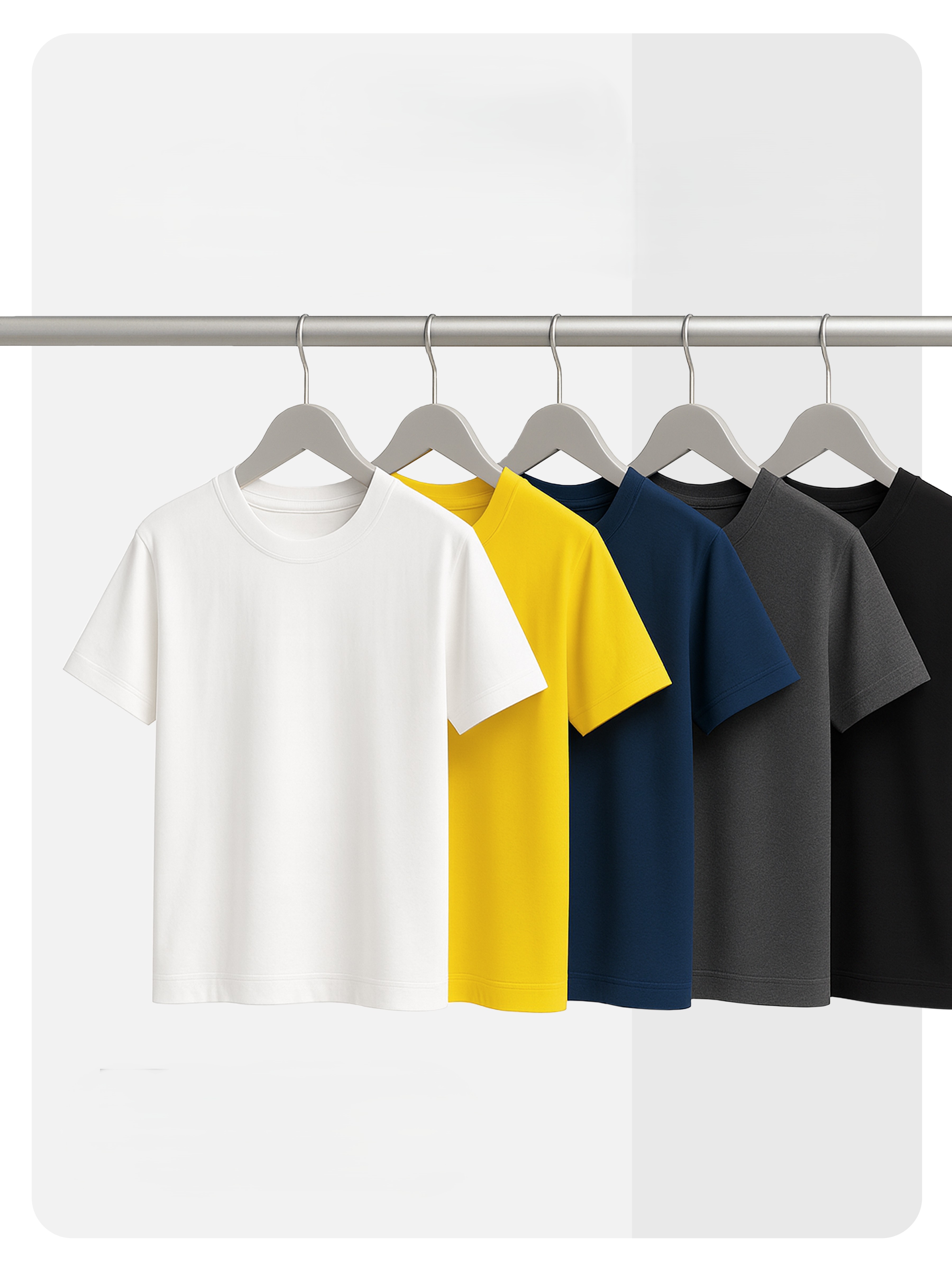 Изображение товара Набор футболок 5 шт Baby Style для мальчиков и девочек из хлопка