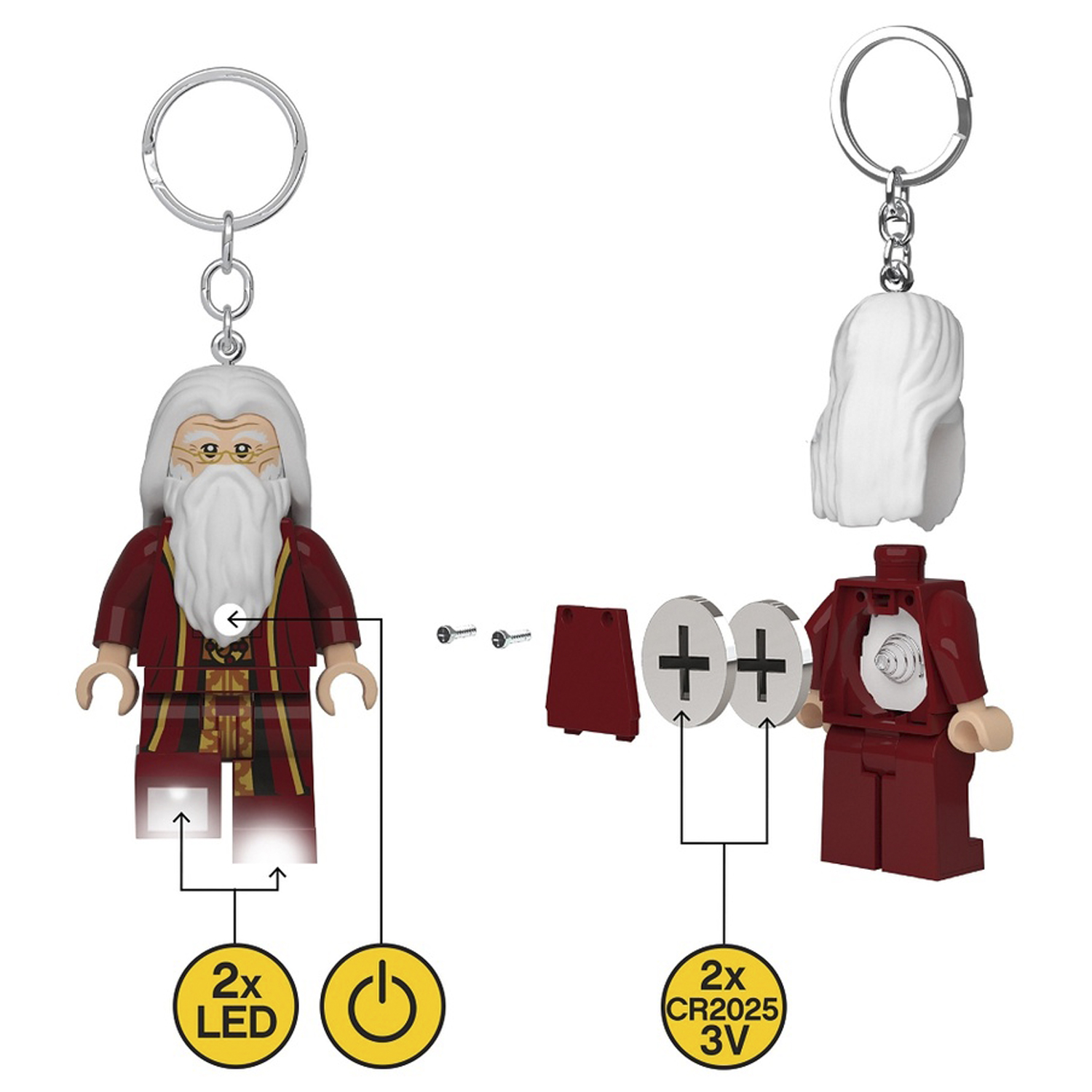 Брелок LEGO Harry Potter Дамблдор - фото 8