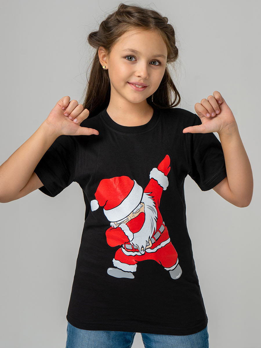 Футболка HappyFox HF55011Msanta.черный - фото 6