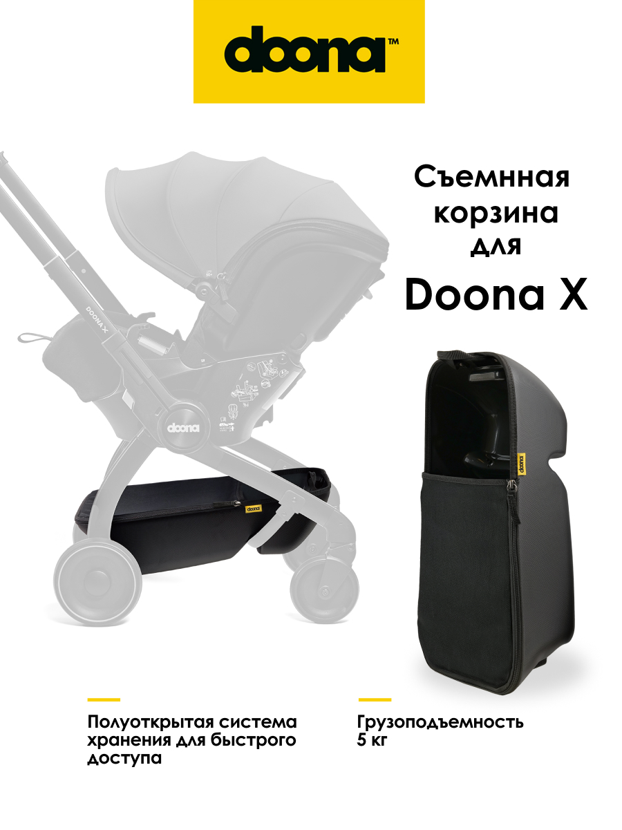 Съемная корзина для коляски-автокресла Doona X - фото 1