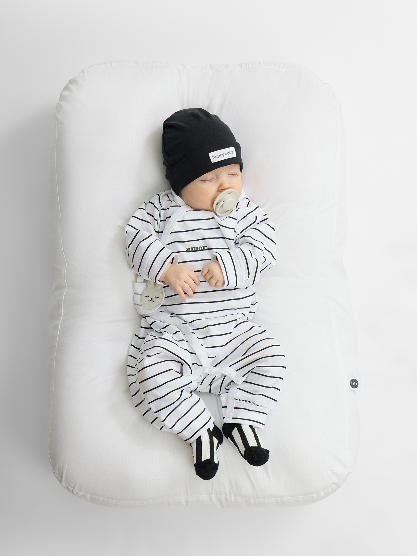 Комбинезон Happy Baby 90160-0_black&white - фото 1