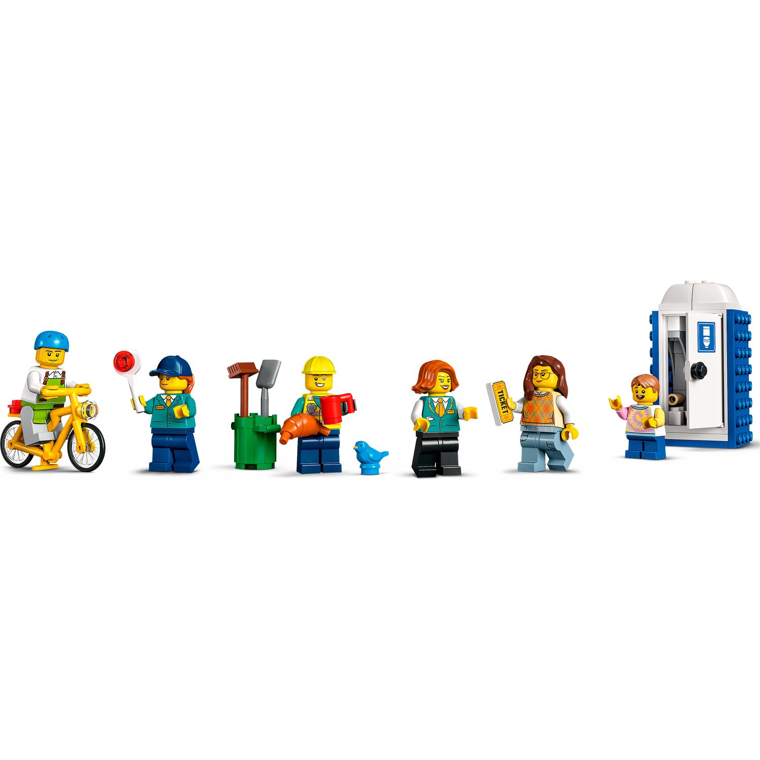 Конструктор LEGO City Железнодорожная станция блочный - фото 5